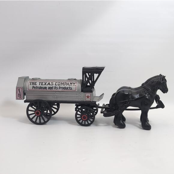 ERTL Texaco Horse And Tanker Ltd Edition #8 1991 Die Cast Locking Coin Bank - Picture 2 of 3
